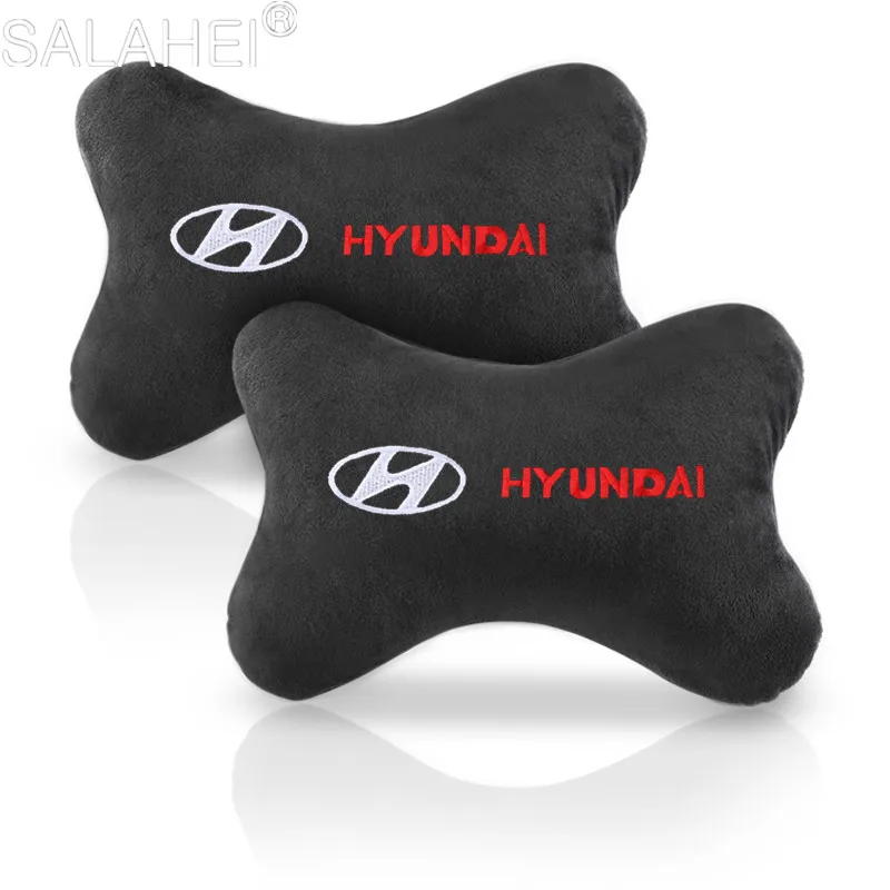 

Car Headrest Seat Cover Neck Rest Pillow For Hyundai i20 i30 i35 ix20 Solaris Verna K2 K5 Solaris Verna Accessories 2015-2018