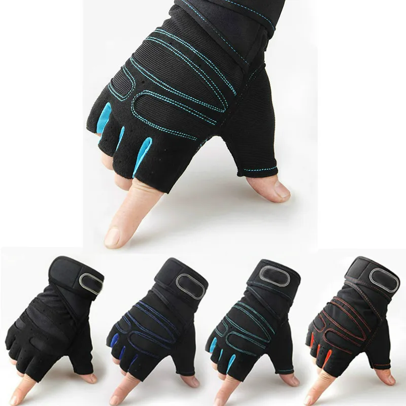 Перчатки для фитнеса и тяжелой атлетики женские перчатки с открытыми пальцами