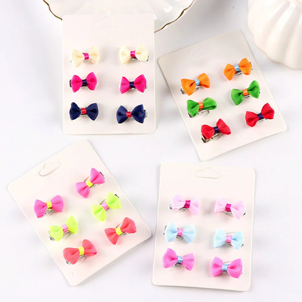 

Bows Hair Clip Girls Kids Candy Color Hair Accessories Barrettes Baby Beautiful Cute