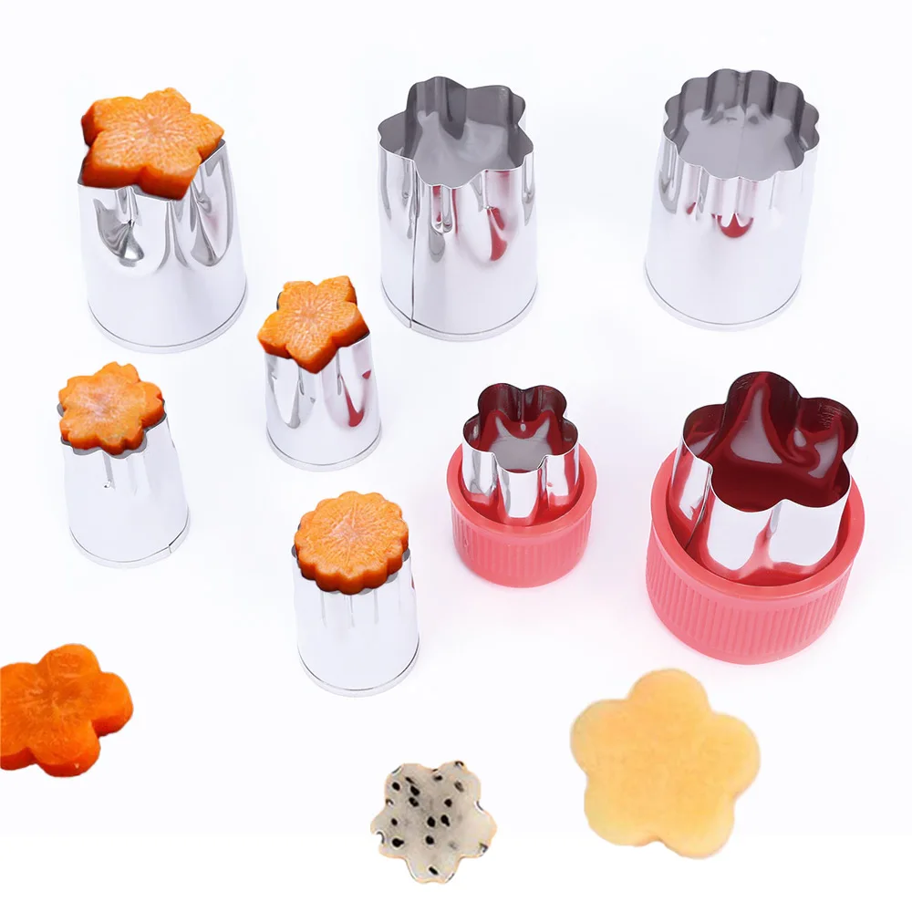 8 шт./компл. цветок Звезда Форма устройство резки овощей и фруктов плесень