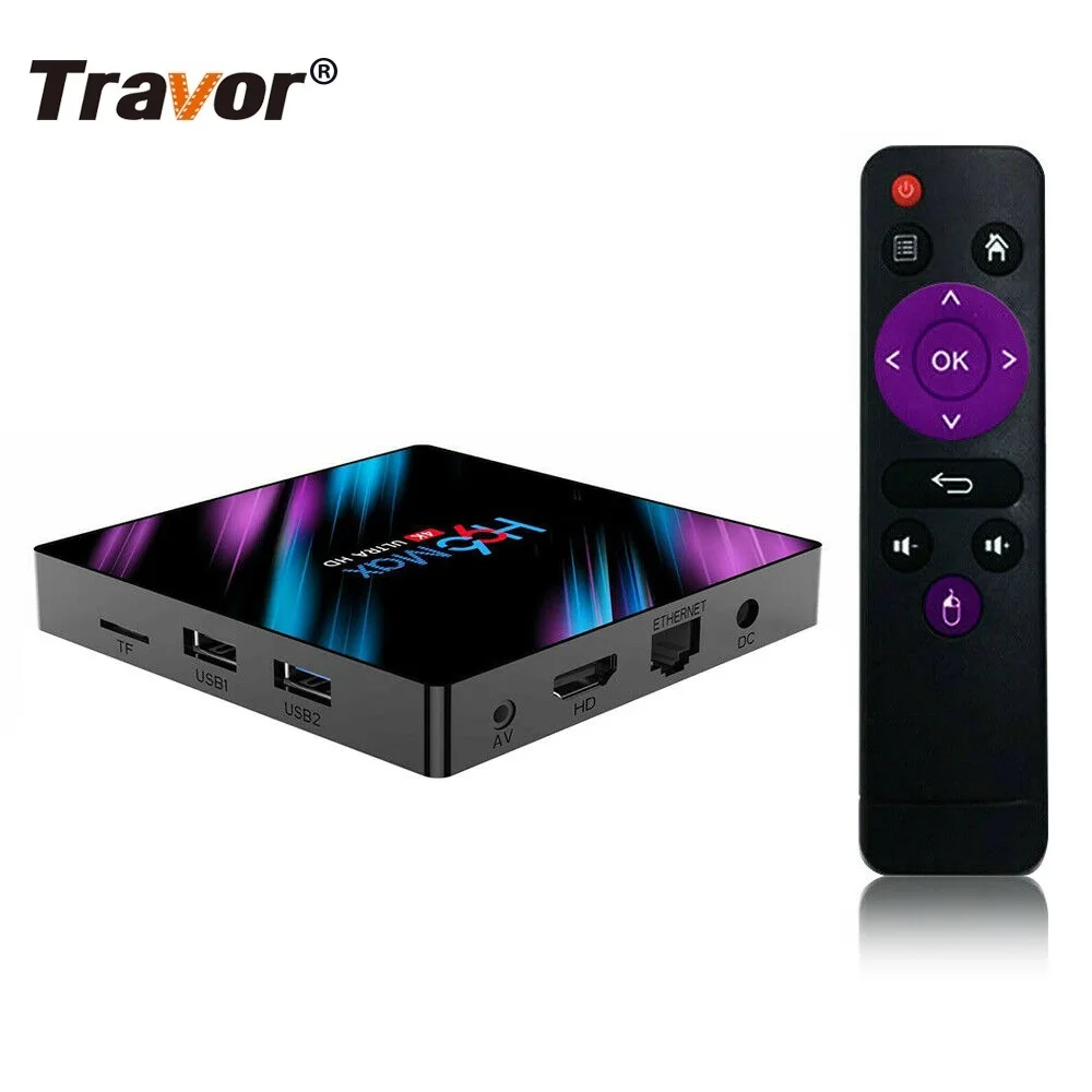 ТВ приставка H95 Android 9 0 4 Гб + 32 ГБ Смарт USB3.0 2 4G четырехъядерный Wi Fi