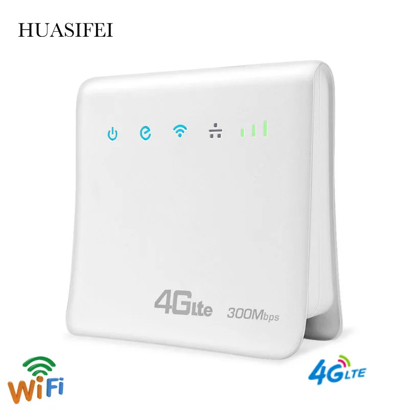 Wi Fi роутер 4G LTE разблокированный 300 Мбит/с поддержка порта LAN порт для SIM карты 4g Sim