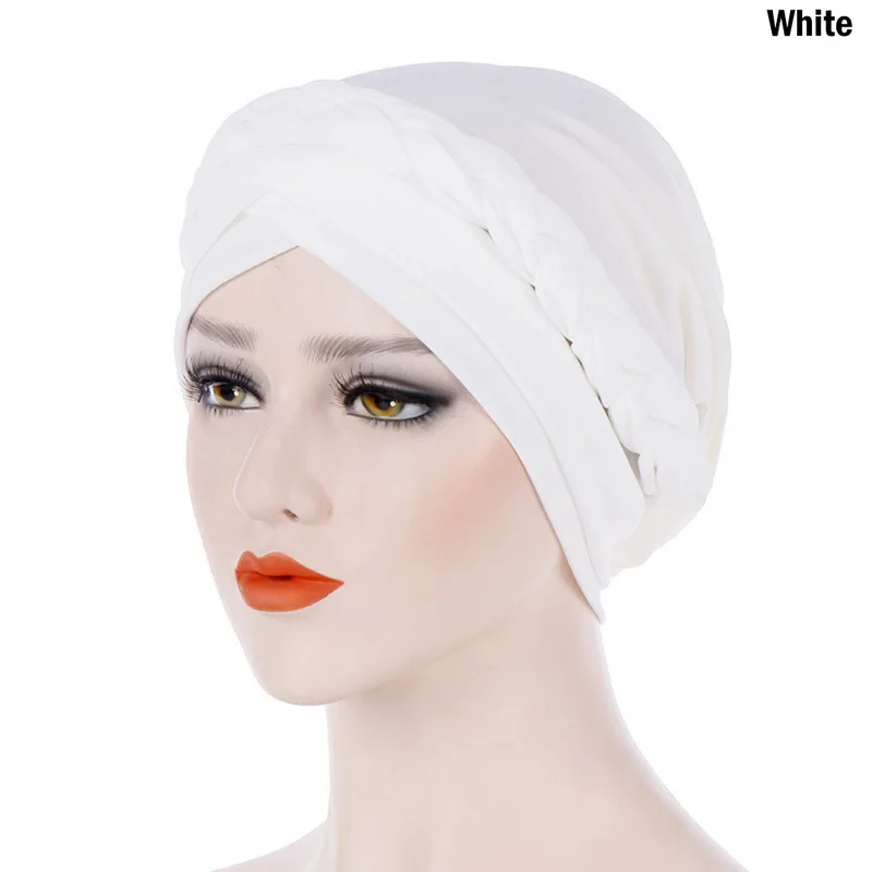 Oeak 2019 Новая женская мусульманская шляпа с капюшоном богемная двойная плетеная