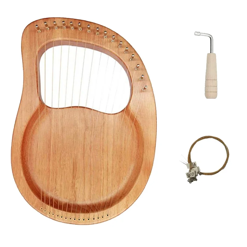 Lyre Harp 16 веревочных деревянных шпона лучшие струны инструмент для тела с