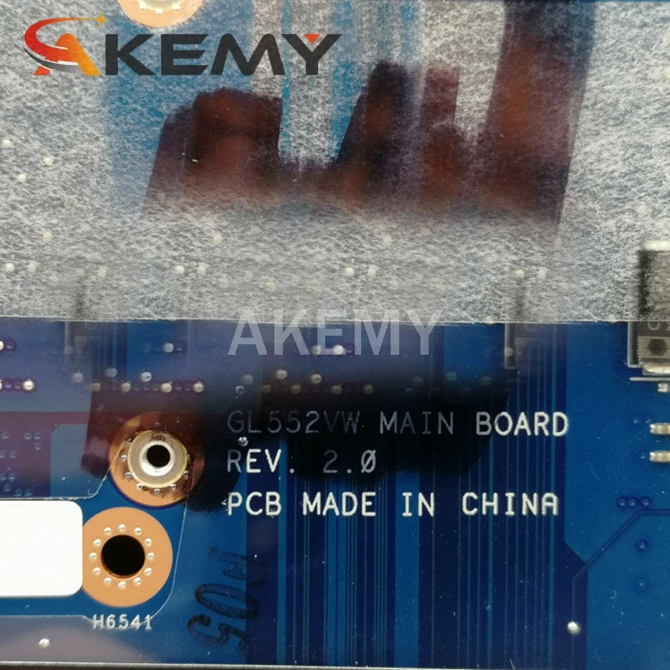 Kaufen GL552VX REV. 2,0 Laptop Motherboard I5-6300HQ GTX950M Kostenloser Kabel Für ASUS ROG GL552VW GL552VX GL552V GL552VW Motherboard Test Ok
