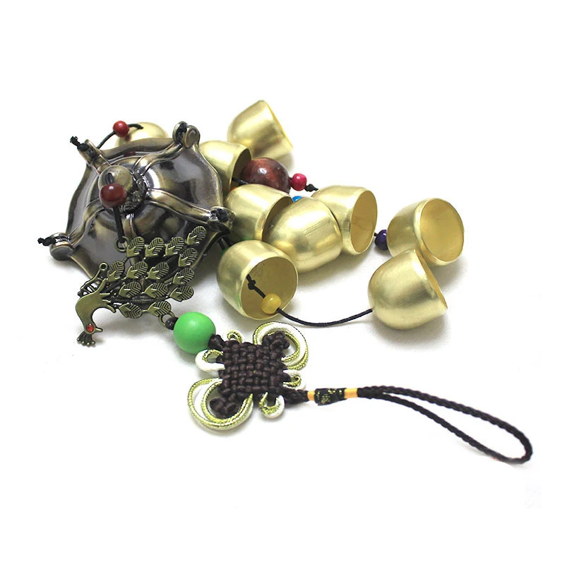 

11 Bells Small Wind Chimes Metal Peacock Elephant Wind Chimes Room Wall Decor Garden Pendant Campanas De Viento Home Decor