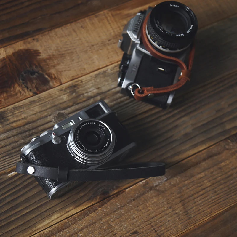 Ремешок на запястье для камеры в британском стиле 595 головы кожаный ремешок микро