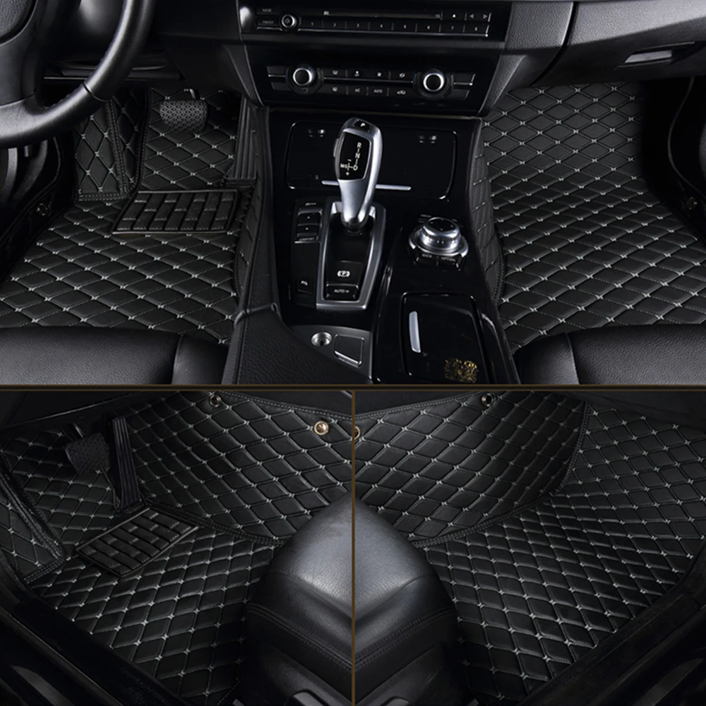 

Автомобильные коврики на заказ для Ford Mustang 2011 2012 2013 2014, роскошные кожаные коврики, автозапчасти