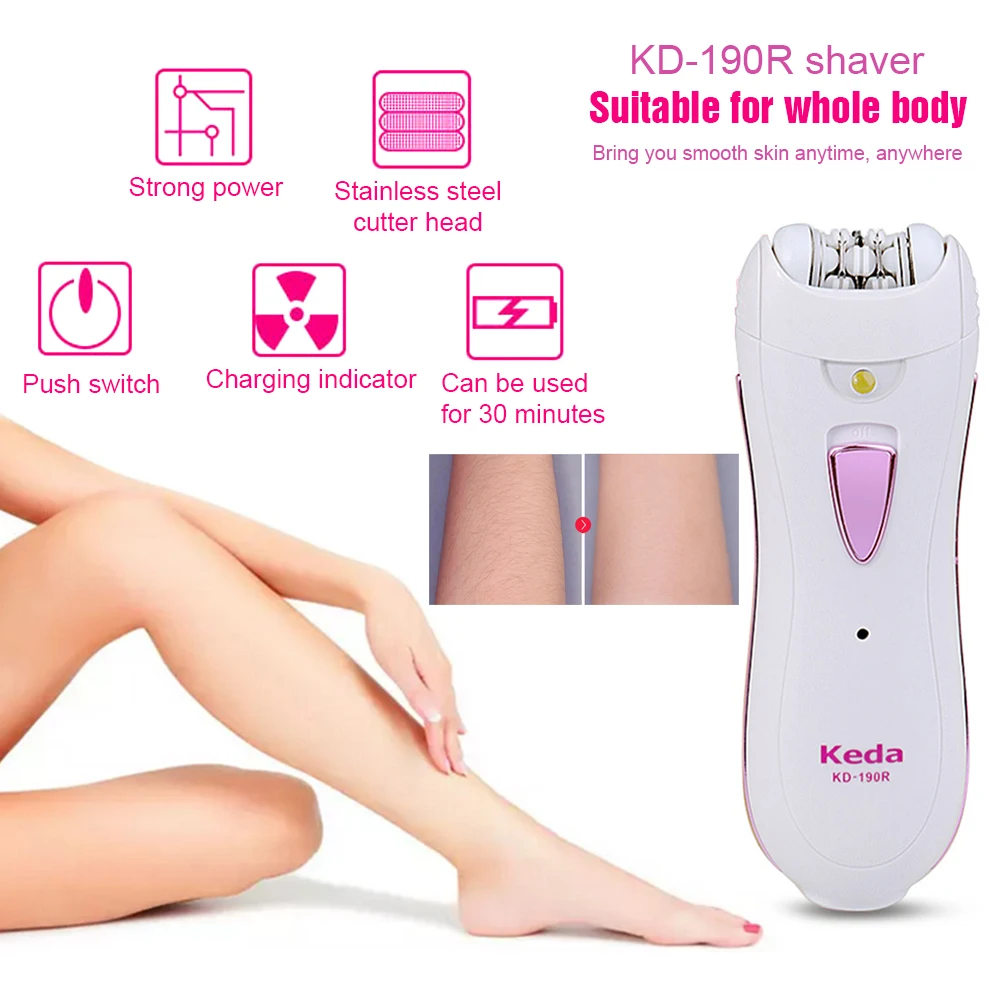 

Эпилятор Keda женский аккумуляторный, мини-эпилятор электрический для всего тела, необходимое для путешествий