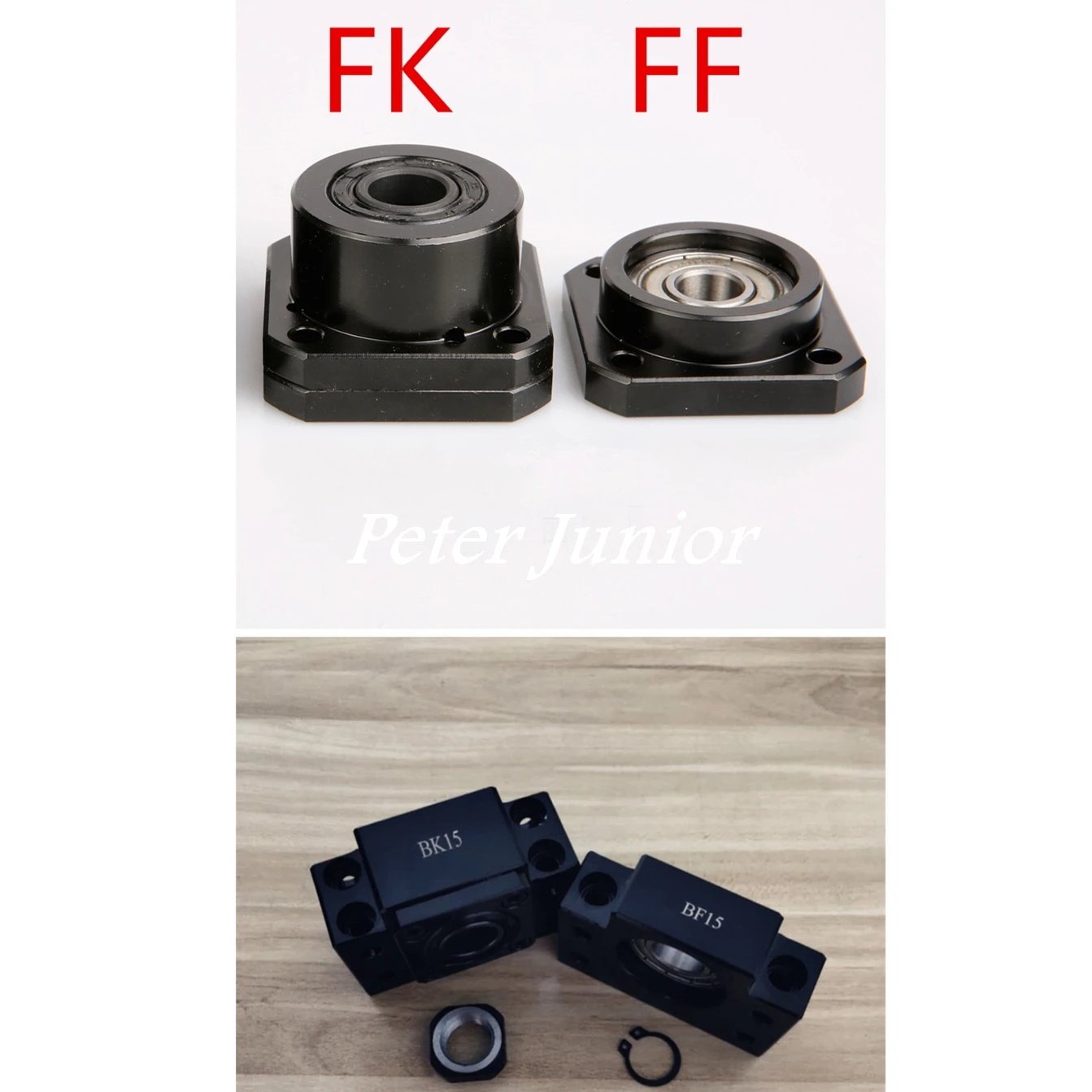 1 шт. BK10 BF10 BK12 BF12 FK10 FF10 FK12 FF12 фиксированный Конец опорный держатель подшипник для