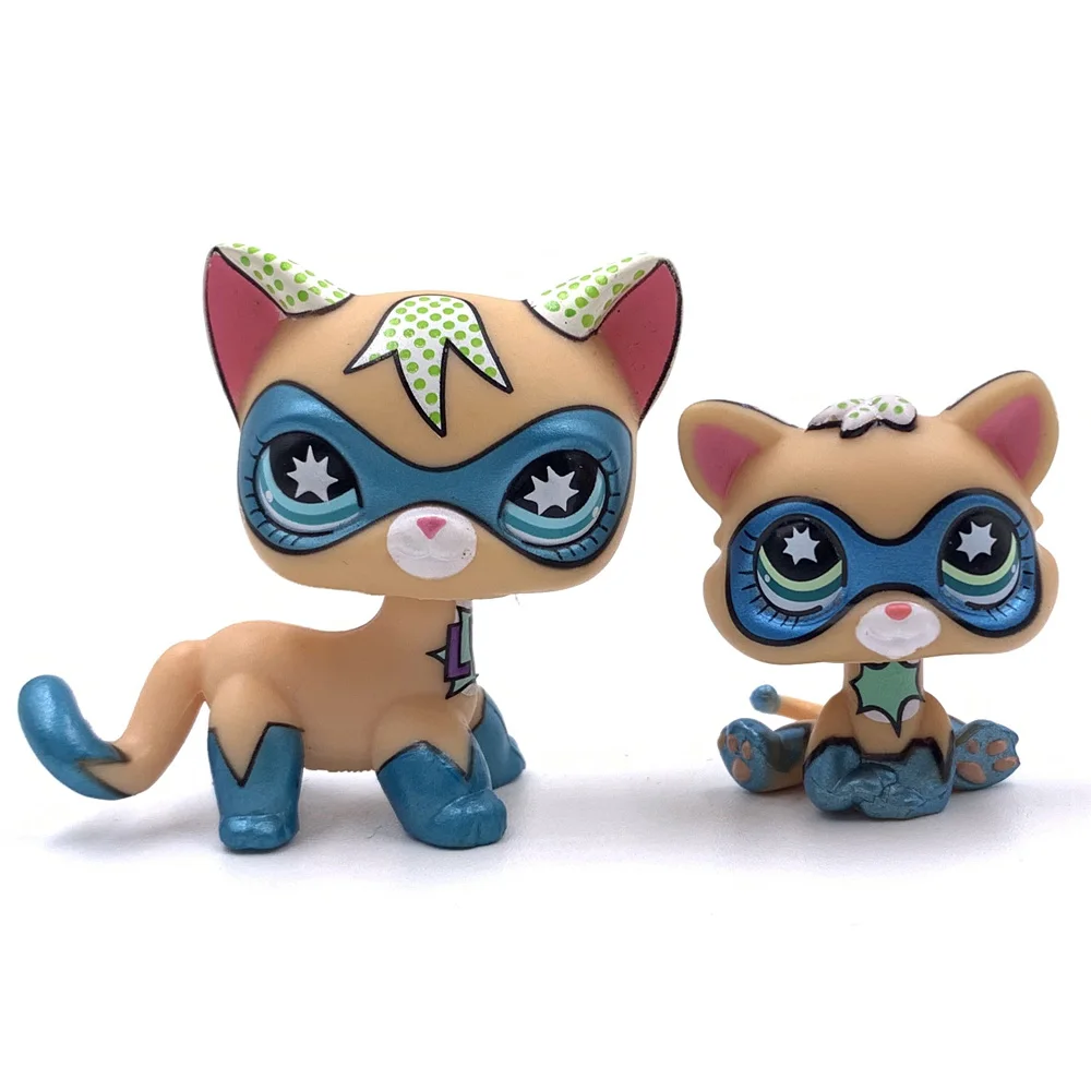 LPS редкая кошка маленькие животные игрушки для зоомагазина милая котенка стоячая