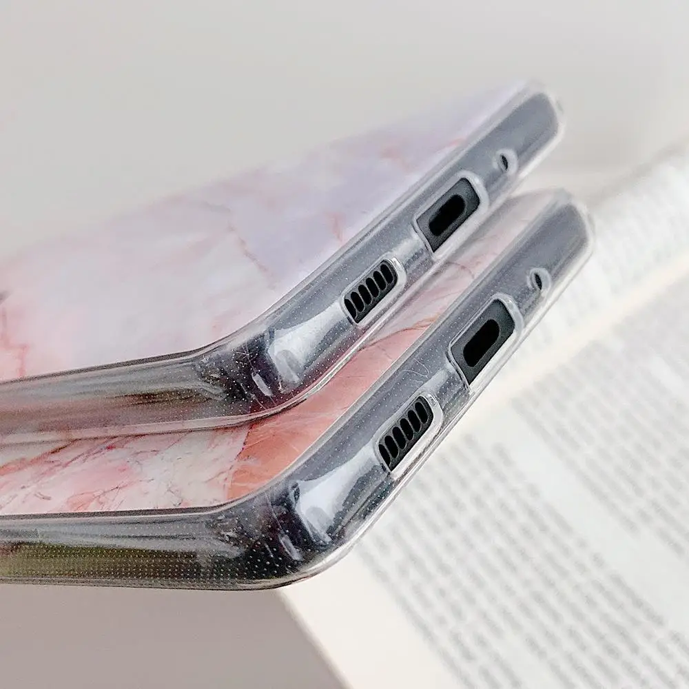 

Classic Marble Phone Case For Samsung Galaxy S20 FE A50 A51 A71 A32 A52 A72 S21 S10 S8 S9 Plus Note 20 10 Soft Phone Back Cover