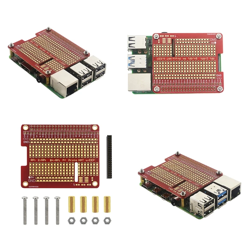 Плата расширения Raspberry Pi Proto Hat Shield также для GPIO Board H052 | Компьютеры и офис