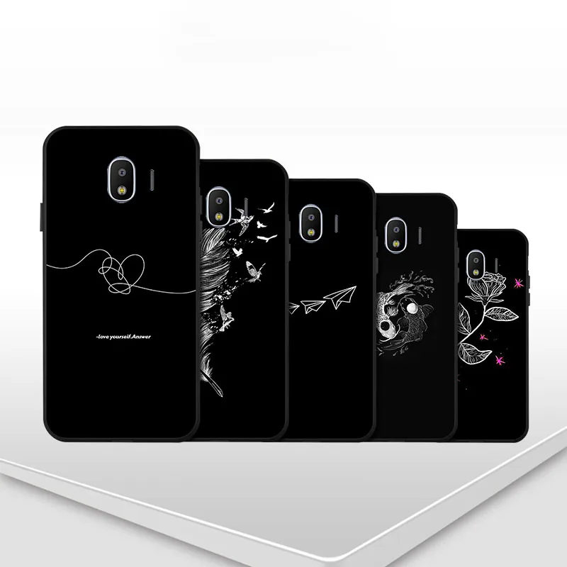 Черный чехол для Samsung Galaxy J2 Core J3 Pro J4 J1 Mini Prime A8S A8 Star A9 2018 A7 2016 2017 A710 A720 A730 чехлы |