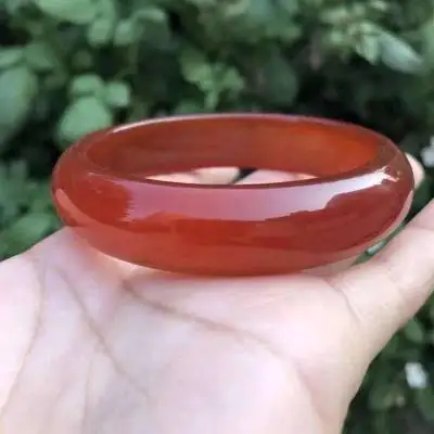 

Natural Agate Chalcedony Red 54-64mm Bracelet Elegant Princess Jewelry For Mom For Girlfriend