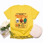 Футболка унисекс в стиле Харадзюку с рисунком на Хэллоуин