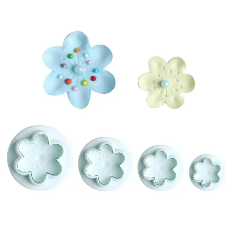 4 шт./лот высококачественные пластиковые формочки для печенья в форме