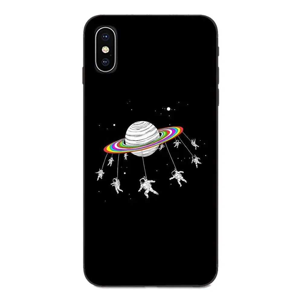 TPU узор маленькая принцесса Роза Планеты для Galaxy A8 A9 Star Note 4 8 9 10 S3 S4 S5 S6 S7 S8 S9 S10 Edge Lite