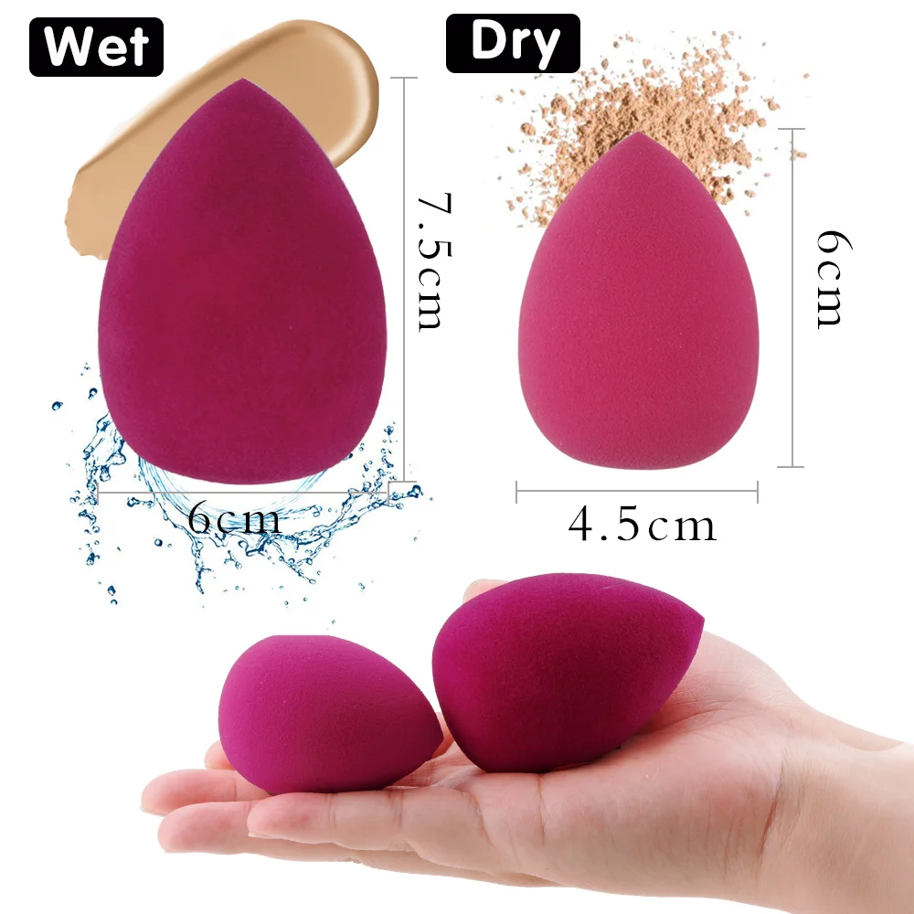 

10/20/50Pcs Makeup Sponge Set Beauty Foundation Buffer Puff Soft Women Cosmetic Water Drop Shape Washable Makeup Blender Powder