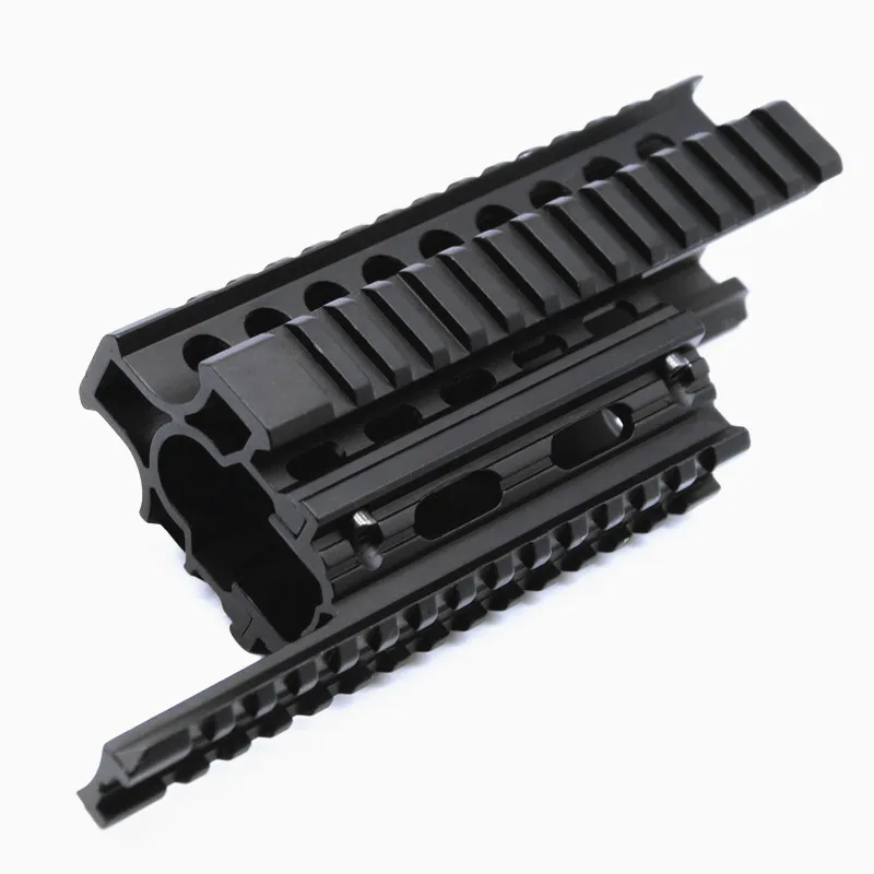 

AK47 74 AKS Universal Quad Side Rail Mount Handguard Fit For Saiga with 12pcs Cover Airsoft Rifle Hunting Shooting