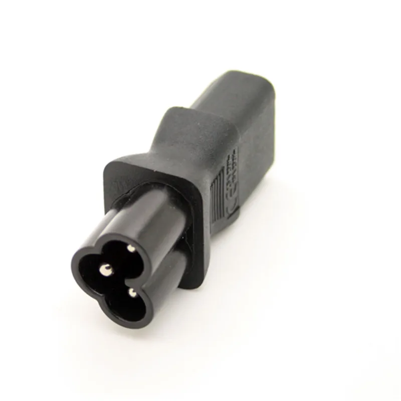IEC 320 3 Pin C13 Female To C6 Male Cloverleaf Plug AC адаптер питания конвертер|adapter|adapter poweradapter female |