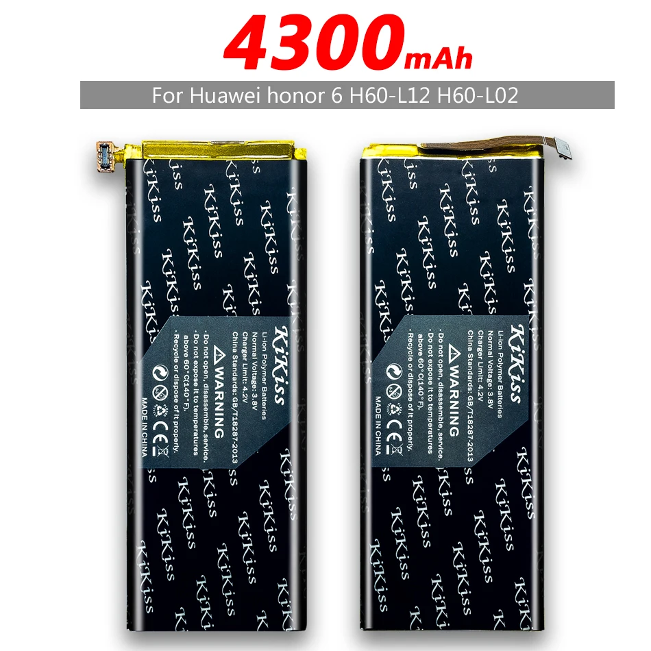 Бесплатный инструмент 4300 мАч аккумулятор телефона для Huawei Honor 6/ 4X/ 7i/ Shot X ShotX H60 L01 L02
