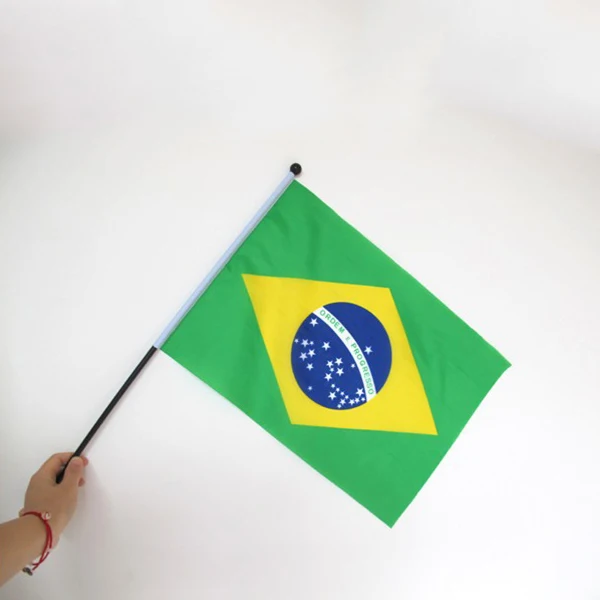 Hand Flags of the country world With Poles Word Cup 32 Countries Small bandeira Team banderas for Football Club soccer Fans | Дом и сад