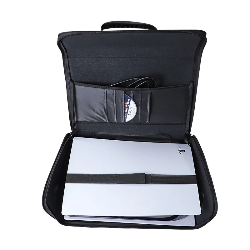 

For Playstation 5 PS5 Waterproof Large Carrying Case Travel Storage Bag Game Console Controllers and Accessories With 4 Caps