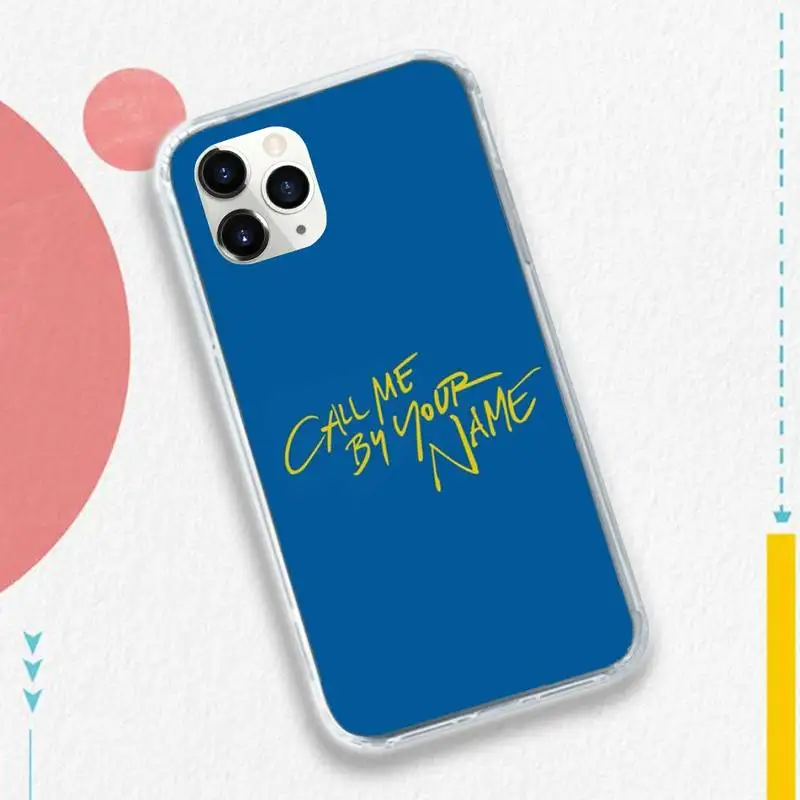 

call me by your name shell Phone Case for iPhone 11 12 pro XS MAX 8 7 6 6S Plus X 5S SE 2020 XR
