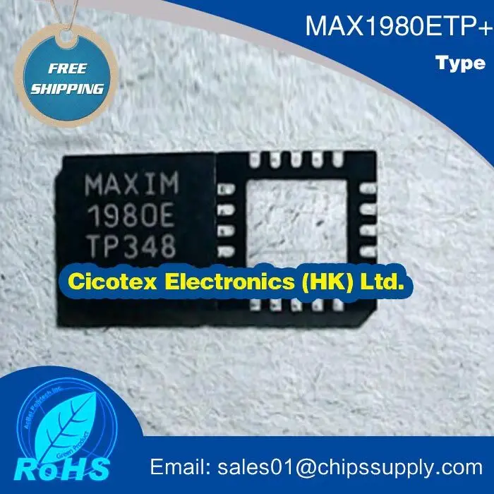 5pcs/lot MAX1980ETP+ 1980 20-TQFN