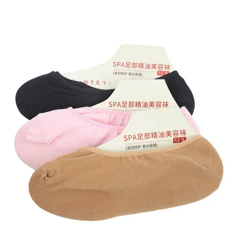 1 пара женских носков для ухода за кожей защита пятки носки башмачки лета гелевые