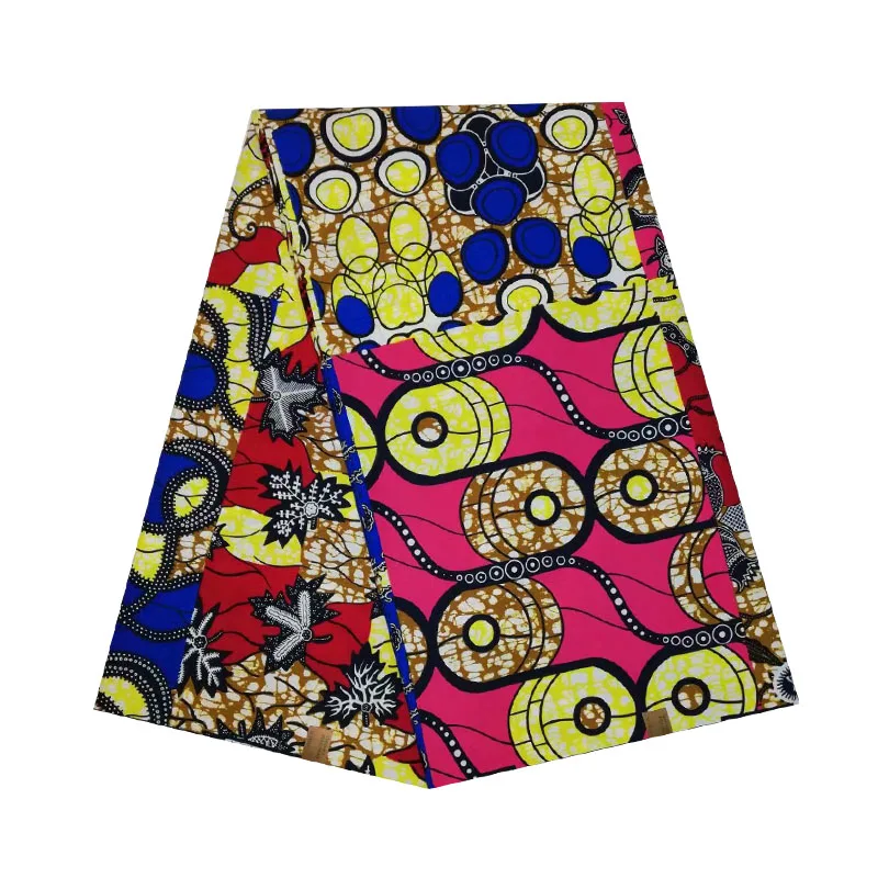 

African wax veritable Printed in fabric block wax 100% cotton 6yards ankara high quality for african woman V-L 543