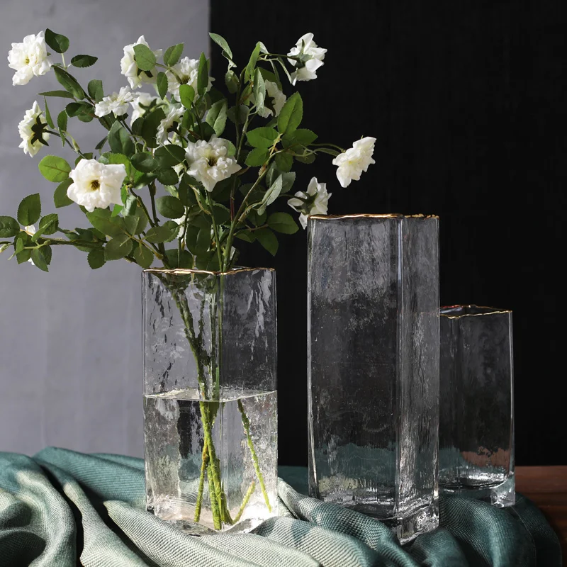 Стеклянная ваза INS маленькие прозрачные скандинавские вазы простой Террариум