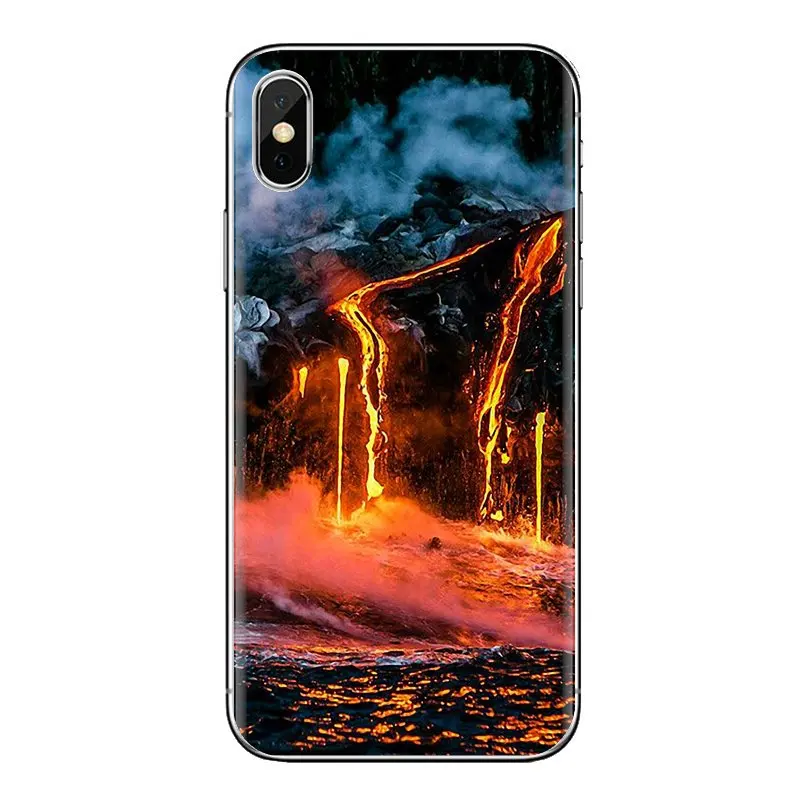 Извергание вулкана чудеса натуральное силиконовое покрытие для телефона Xiaomi Redmi