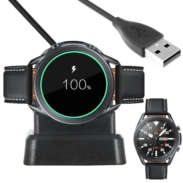 

Portable Wireless Charger for Samsung Galaxy Watch 3 Fast Charging for Galaxy Watch Active 2 Charger for Smart Watch Accessories