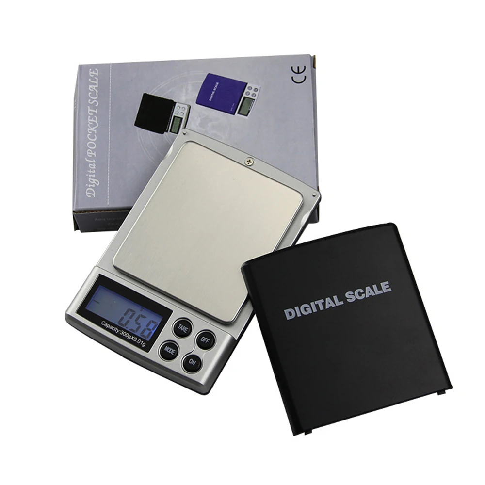 

1pc Digital Precision Scale Gold Silver Jewelry Weight Balance Scales LCD Display Units Pocket Electronic Scales