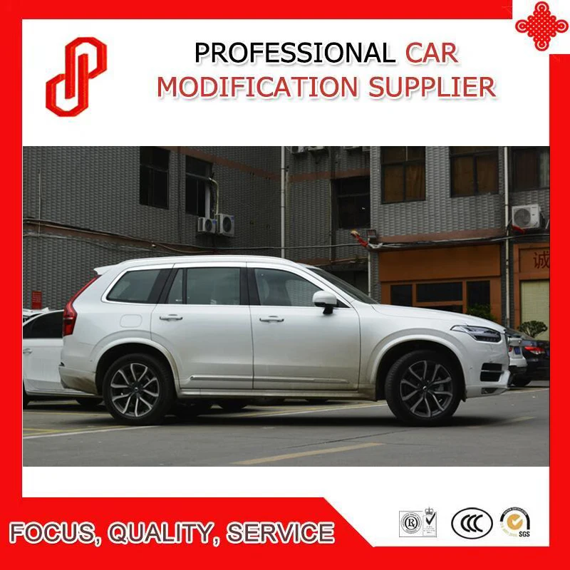 High Quality 6 Pcs ABS plating chrome decorative trim vent shade rain sun wind deflector window visor for XC90 2015 - 2019 | Автомобили и