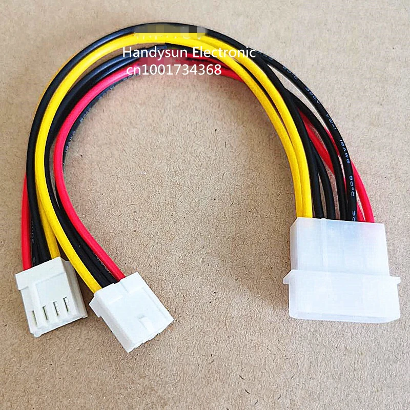 4Pin Molex IDE Male To 4Pin ATA Female    2x4 pin 30  20      PC   PSU 18AWG