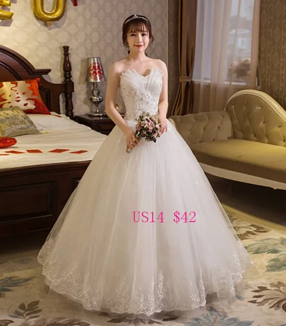 Inventory clearance Lace Tulle Boho cheap Vintage Wedding Dresses spring Bridal Gown Gowns robe de mariage off white | Свадьбы и