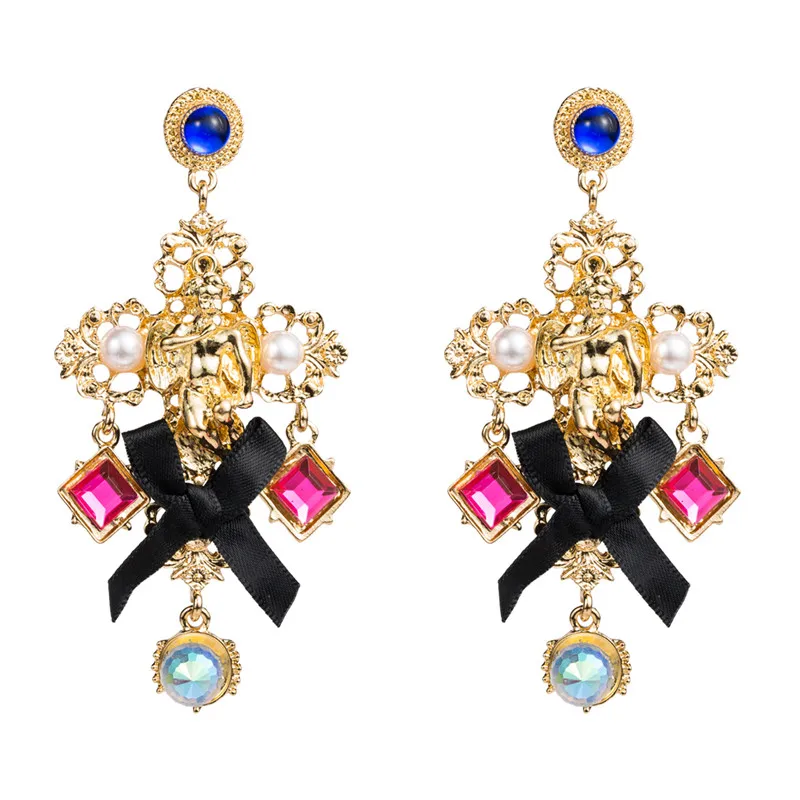 Женские Модные Винтажные серьги 2019 имитация жемчуга акриловые женские длинные