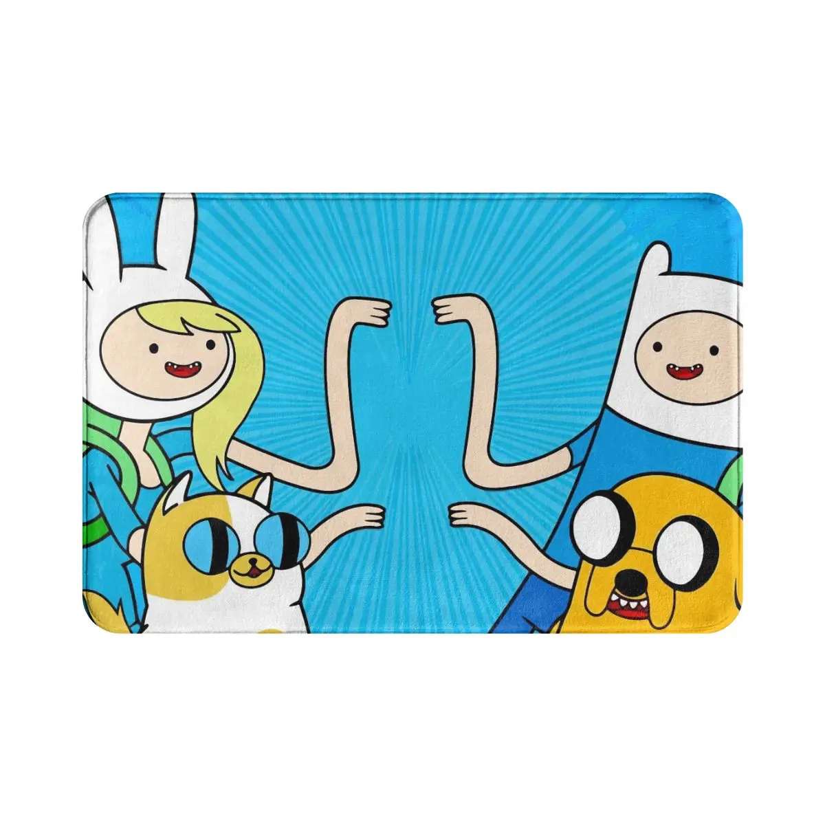 

Finn Jake TV Non-slip Doormat Kitchen Mat BMO Hallway Carpet Entrance Door Rug Bedroom Decorative