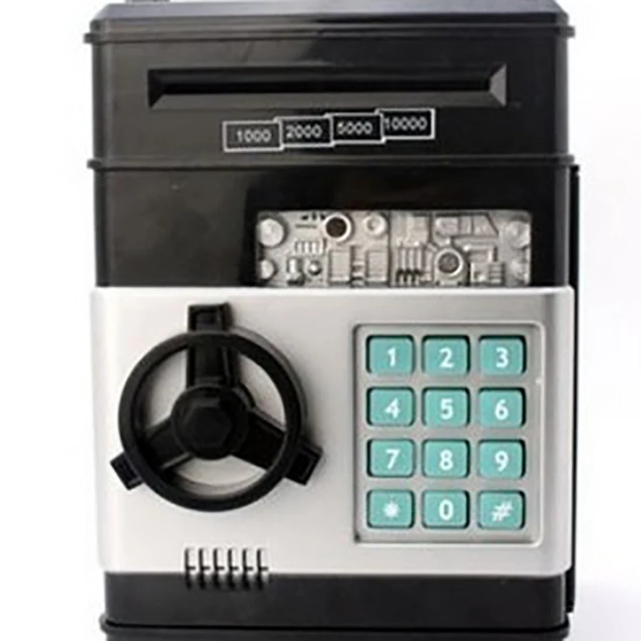 Сейф копилка для монет счетчик Электронная Копилка банкомат сейф денег ящик