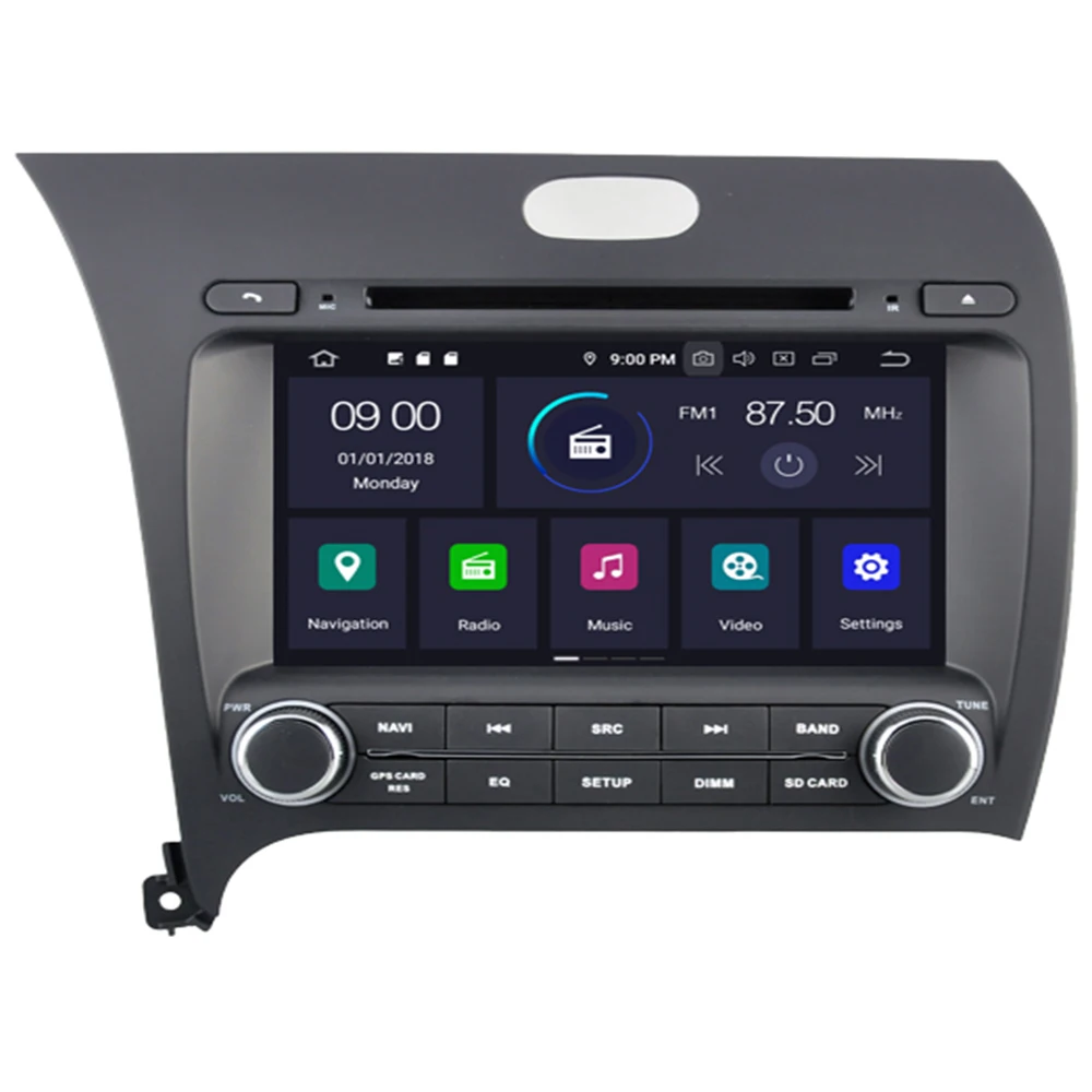 Android 10 Восьмиядерный 4 + 64 Гб 2din автомобильный DVD Радио Видео плеер для KIA Cerato Forte K3
