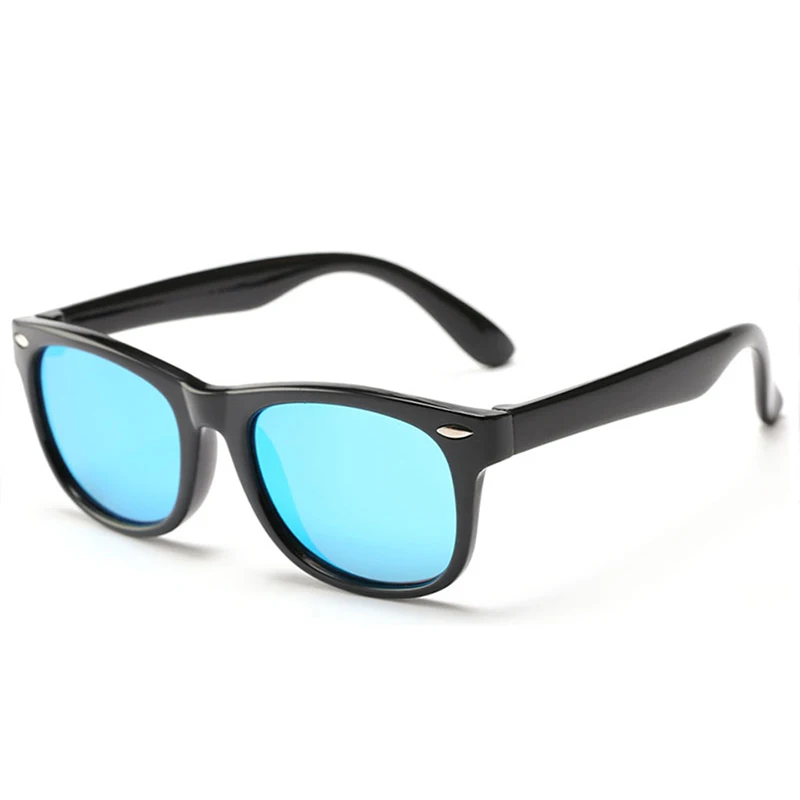 Квадратные детские солнцезащитные очки поляризационные для детей в винтажном