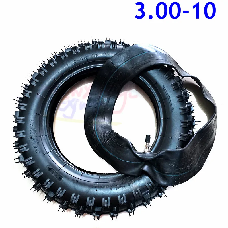 

10" Tyre 3.00-10 Inch Tire Non-slip Motocross Racing Dirt Pit Bike Atomik SSR SDG GY6 Scooter 80/100-10