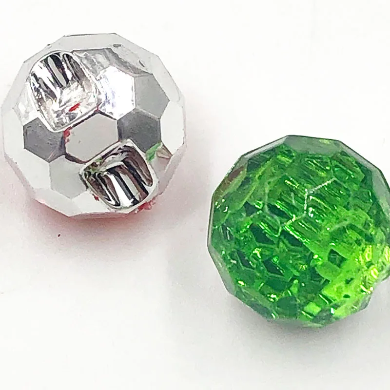 Круглые акриловые пуговицы разных цветов 40 шт. принадлежности для шитья одежды