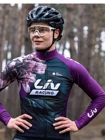 Новинка 2022, велосипедная Джерси liv, женская спортивная куртка с длинным рукавом для велоспорта на весну и осень, спортивная одежда Nike Forme Maillot Bike Mtb