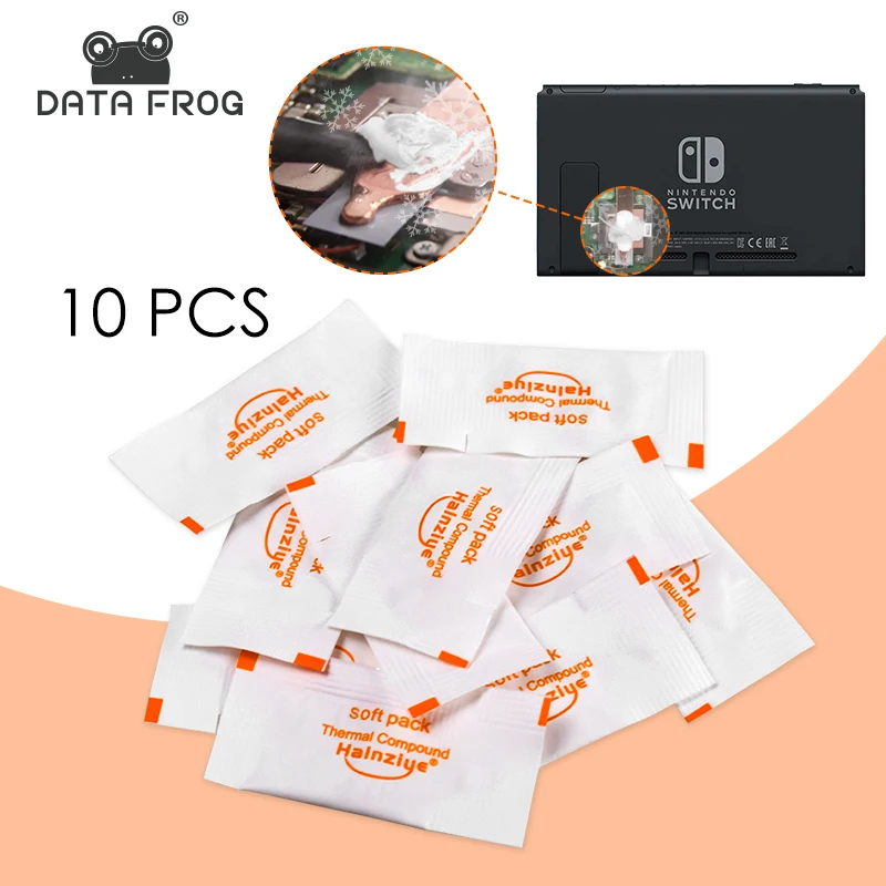 Термопаста Data Frog для Nintendo Switch 10 шт. материнская плата NS Lite консоль
