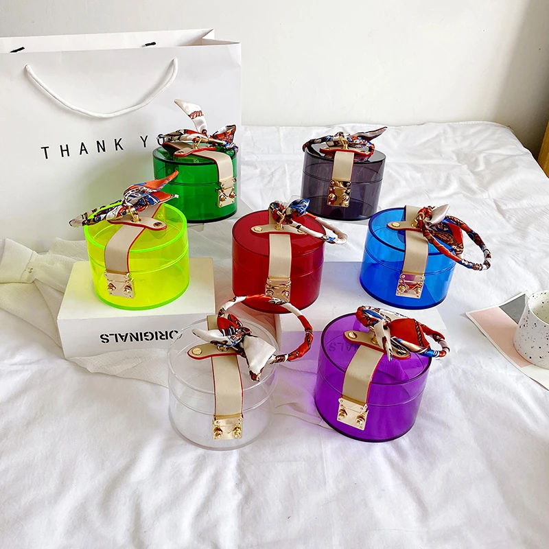 

Прозрачные Акриловые женские кошельки и сумочка, роскошные дизайнерские вечерние сумки, вечерняя сумка, шелковый шарф, клатч