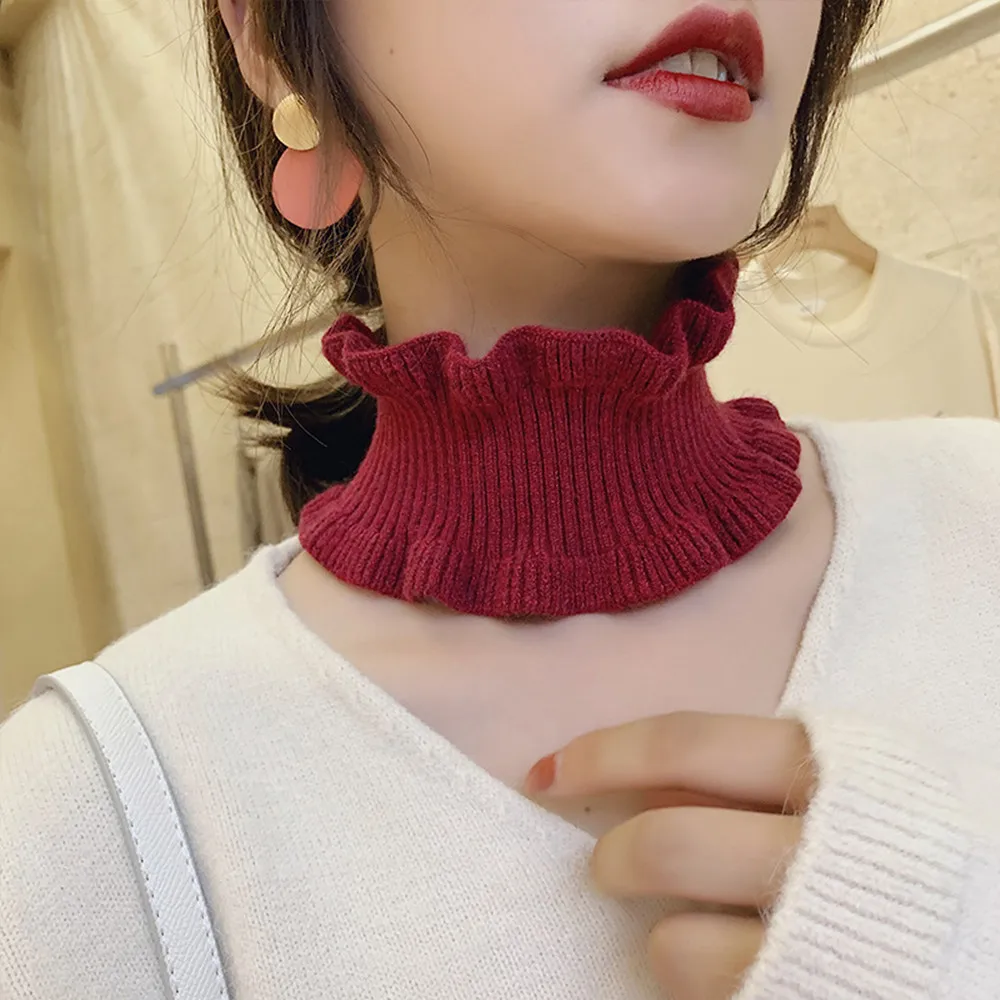 Новый осенний зимний Корейский грибковый воротник шарф женский